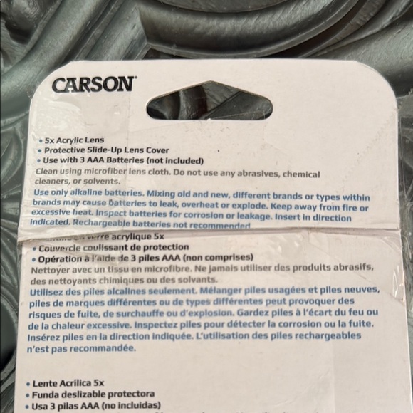 5x LED Lighted Magnifier for Reading Carson Minibrite - Picture 3 of 3